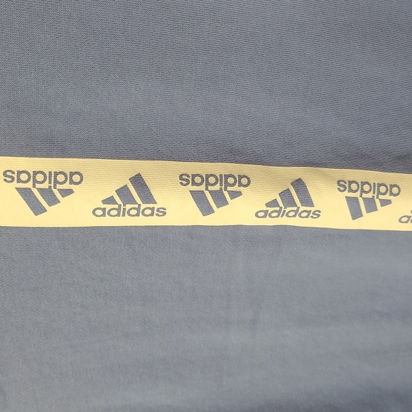 Adidas Women's Cowl Turtle Neck Sweatshirt in Two Tone Blue - Picture 9 of 14